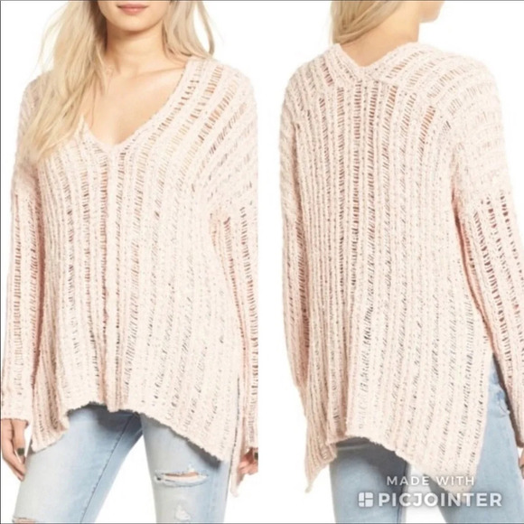ASTR The Label Coral Knit Sweater Pullover NWT L - Picture 1 of 6